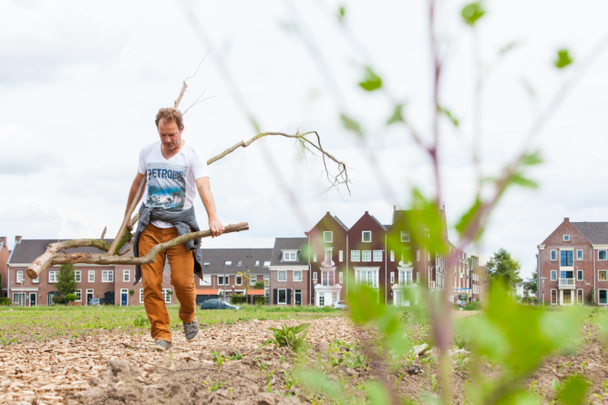 meneer in Park Schuytgraaf