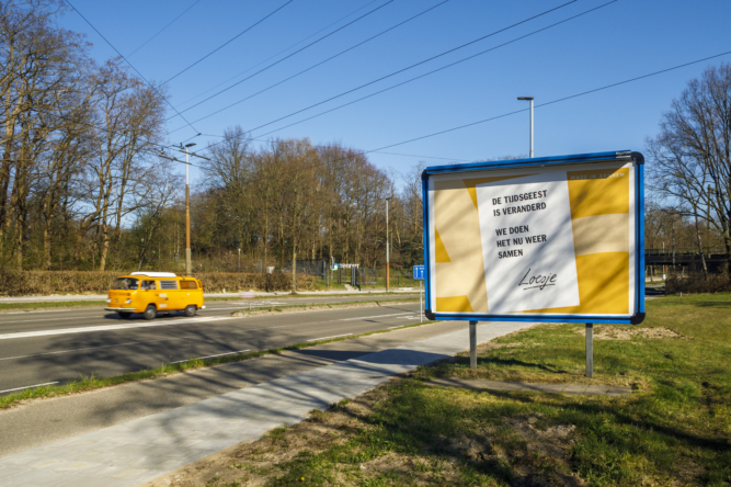 Loesje billboard Arnhem