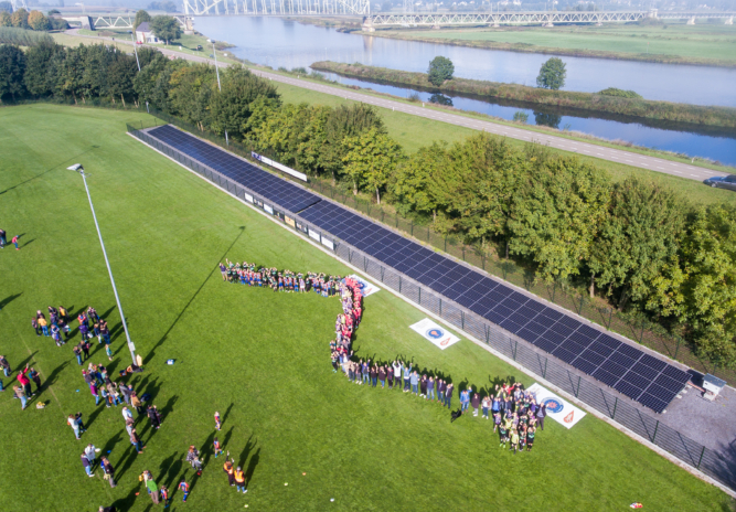 Slim Opgewekt zonnepanelen