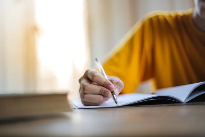 Schrijvende hand