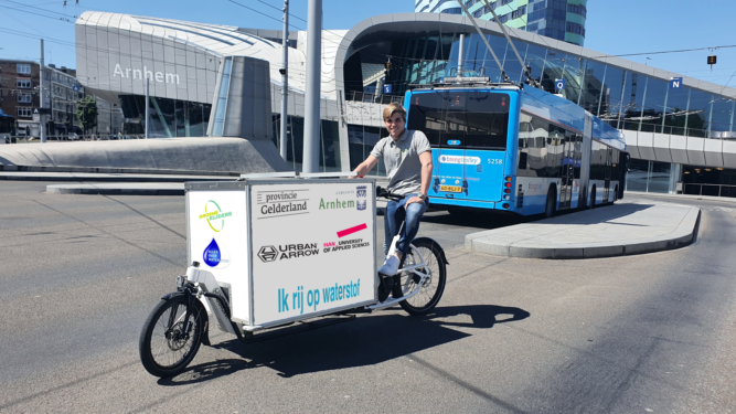 waterstof bakfiets Arnhem