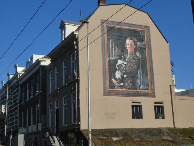 Wilma met de Kat Museum Arnhem